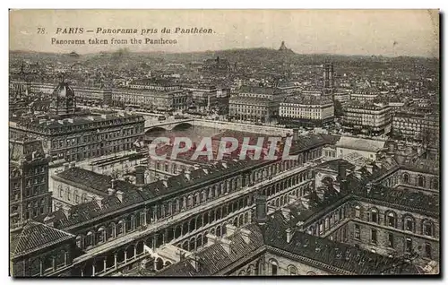 Ansichtskarte AK Paris Panorama pris du Pantheon