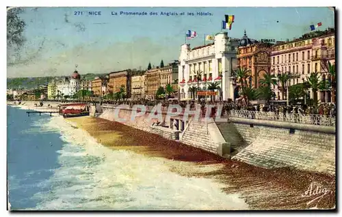 Ansichtskarte AK Nice La Promenade des Anglais et les Hotels