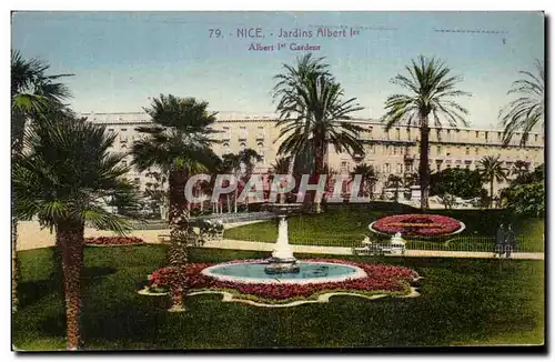 Cartes postales Nice Jardins Albert 1er