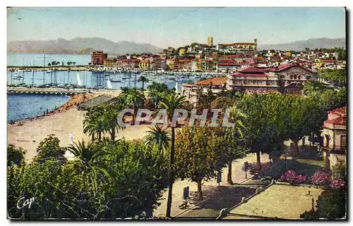 Cartes postales Cannes Le Casino Et Le Mont Chevalier