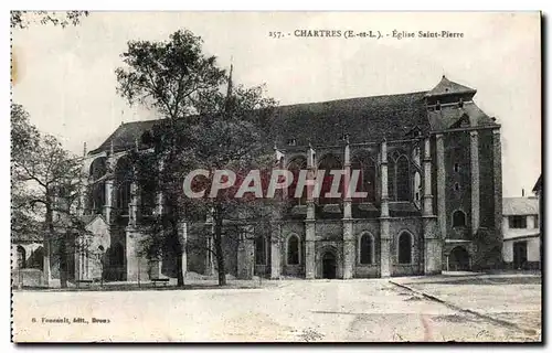 Cartes postales Chartres Eglise Saint Pierre