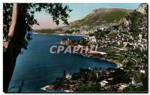 Cartes postales Cote D&#39Azur Monte Carlo Vu De Roquebrune