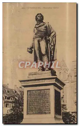 Cartes postales Strasbourg Monument Kleber