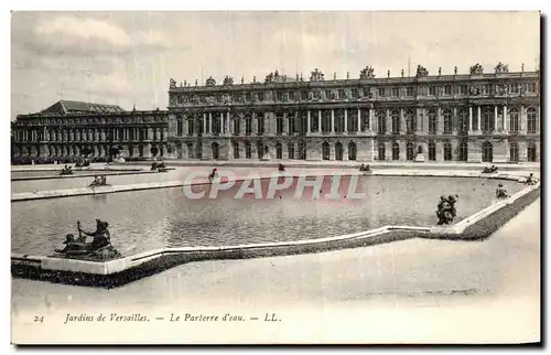 Ansichtskarte AK Jardins de Versailles Le parterre d&#39eau