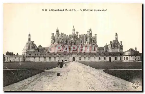 Ansichtskarte AK Chambord Le Chateau Facade Sud