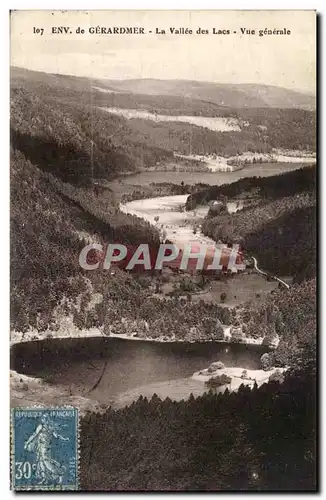 Cartes postales Env de Gerardmer La Vallee des Lacs Vue Generale