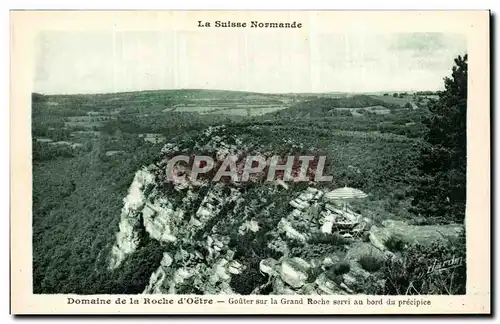 Cartes postales Domaine de la Roche d&#39Oetre Gouter sur la Grand Roche servi au bord du precipice
