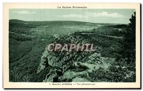 Cartes postales Roche d'Oetre Vue panoramique Suisse Normande