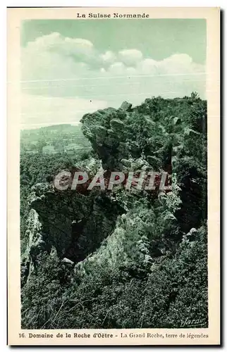 Cartes postales Domaine de la Roche d'Oetre La Grand Roche terre de legendes Suisse Normande