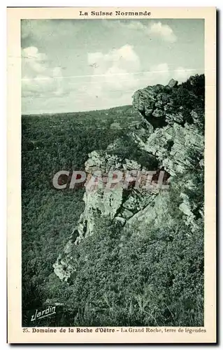 Ansichtskarte AK Domaine de la Roche d&#39Oetre La Grand Roche terre de legendes Suisse Normande