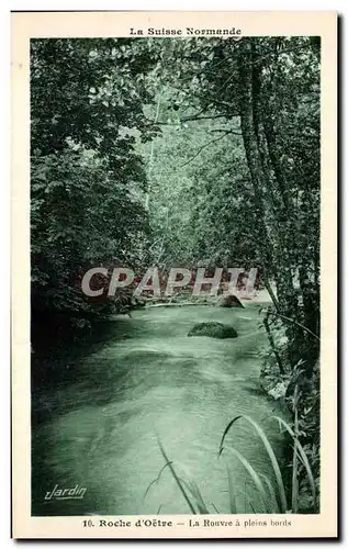 Cartes postales Les Roches d'Oetre La Rouvre a pleins bords Suisse Normande