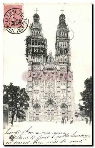 Cartes postales Tours la Cathedrale