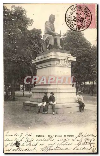 Ansichtskarte AK Tours Statue de Balzac