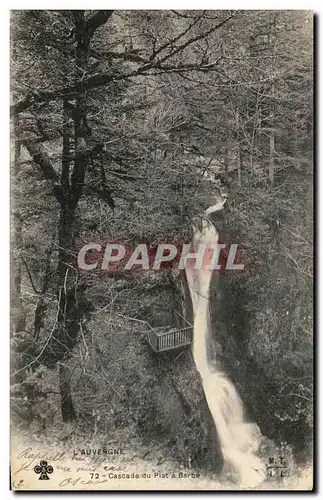 Cartes postales L&#39Auvergne Cascade du Plat a Barbe