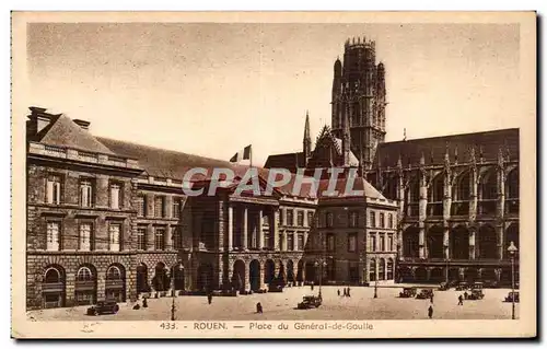 Cartes postales Rouen Place De General De Gaulle