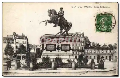 Cartes postales Rouen Statue De Napoleon 1er