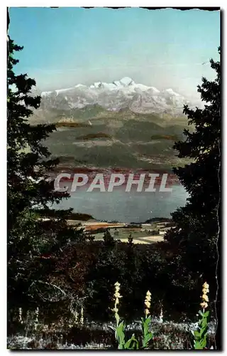 Cartes postales Le Lac Leman Et Le Mont Blanc Vus Du De La Faucille