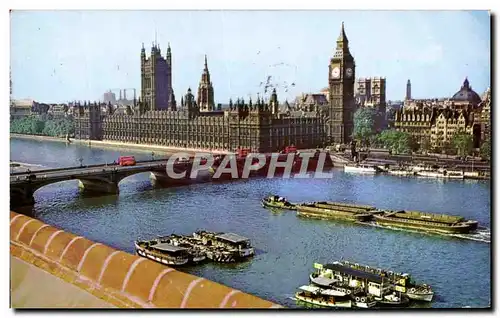 Cartes postales Houses Of Parliament Westminster Bridge London