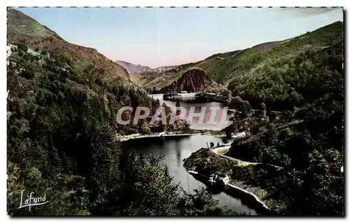 Ansichtskarte AK Environs De St Etienne Rochetaillee Vue Panoramique Du Barrage Du Gouffre d&#39Enfer