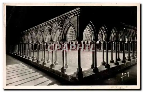 Cartes postales Mont Saint Michel Abbaye Galerie Du Cloitre