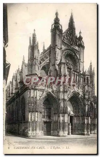 Cartes postales Caudebec En Caux L&#39Eglise