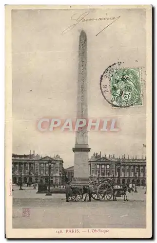 Cartes postales Paris L&#39Obelisque