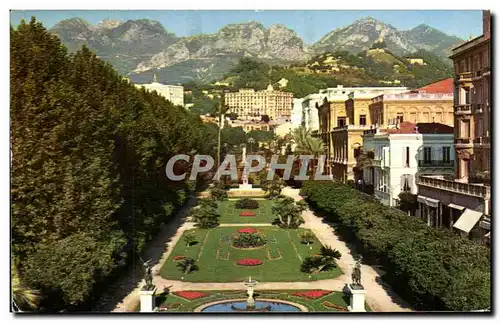 Cartes postales Les Sites Merveilleux De La Cote Menton Les jardins du casino