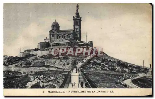 Cartes postales Marseille Notre Dame De La Garde