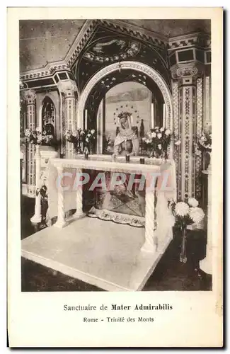 Cartes postales Sanctuaire de Mater Admirabilis Rome Trinite des monts