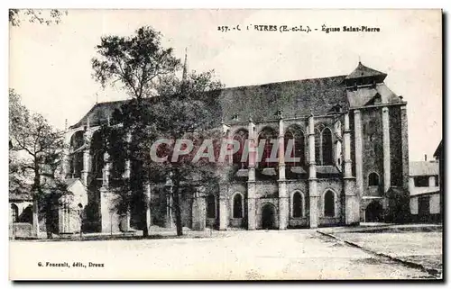 Cartes postales Chartres Eglise Saint Pierre