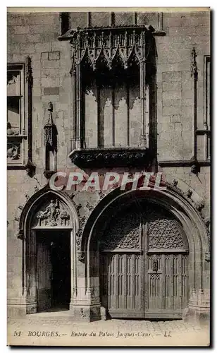 Cartes postales Bourges Entree du Palais Jacques Coeur