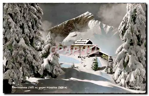 Cartes postales Kreuzeckhous Gegen Alpspitze Suisse