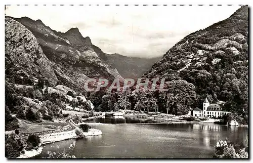 Cartes postales Ax Les Thermes La Chateau d&#39Orgeix et son Lac
