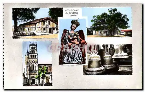 Cartes postales Notre Dame De Buglose Landes Maison de Ranquines Vieux Chene Entree de la chapelle