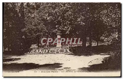 Ansichtskarte AK Aix Les Bains Les Jardins du Grand Cercle