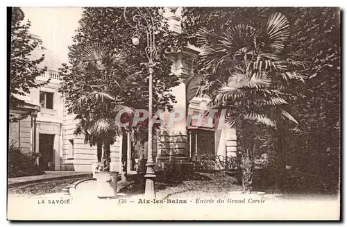 Cartes postales Aix Les Bains Entree du Grand Cercle