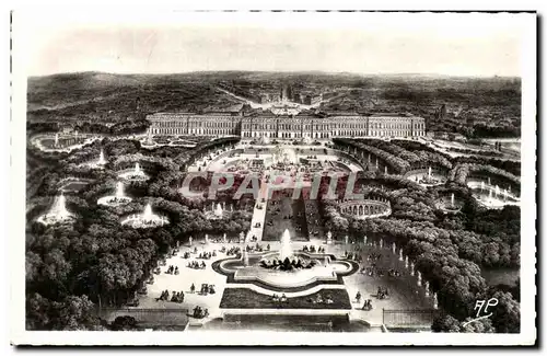 Cartes postales Versailles Vue generale du Parc et du Palais