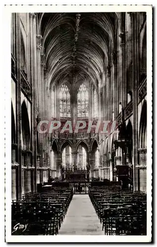 Cartes postales moderne Caen Interieur de I&#39Eglise Saint Pierre