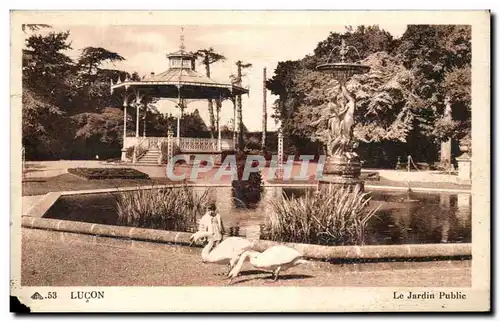 Cartes postales Lucon Le Jardin Public