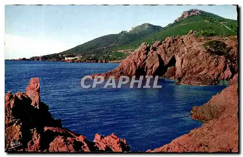 Cartes postales moderne Entre St Raphael et Cannes la route de la corniche d&#39or Les Calangues du Trayas