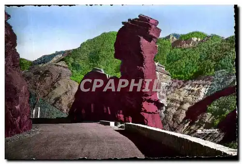Cartes postales Gorges De Daluis La Tete de Femme