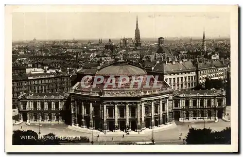 Cartes postales Wien Blick Vom Rathaus Auf das Burgtheater