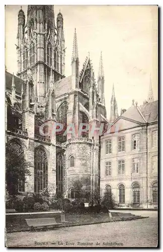 Ansichtskarte AK Rouen La Tour Romane de Saint Ouen