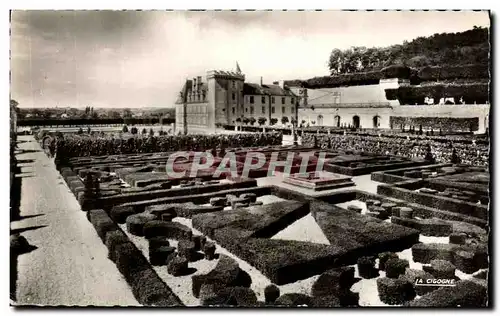 Cartes postales Villandry Le chateau Les Terrasses