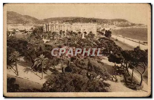 Cartes postales Cote d&#39Azur Artistique Nice Vue Generale Des Jardin Albert