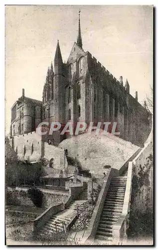 Ansichtskarte AK Mont Saint Michel Le chateau et la merveille