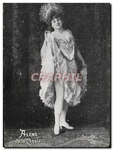 Cartes postales Alems De La Cigale Cabaret Danseuse fEmme