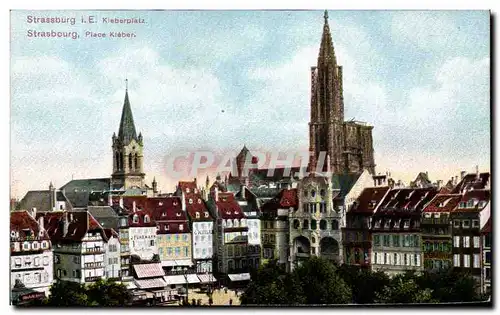 Cartes postales Strassburg Kleberplatz Place Kleber