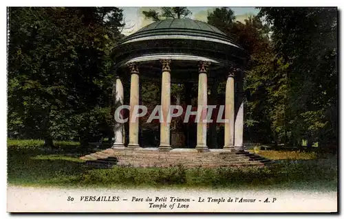 Cartes postales Versailles Parc du Petit Trianon Le Temple de I&#39Amour