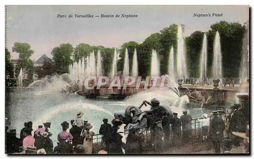 Cartes postales Parc de Versailles Bassin de Neptune